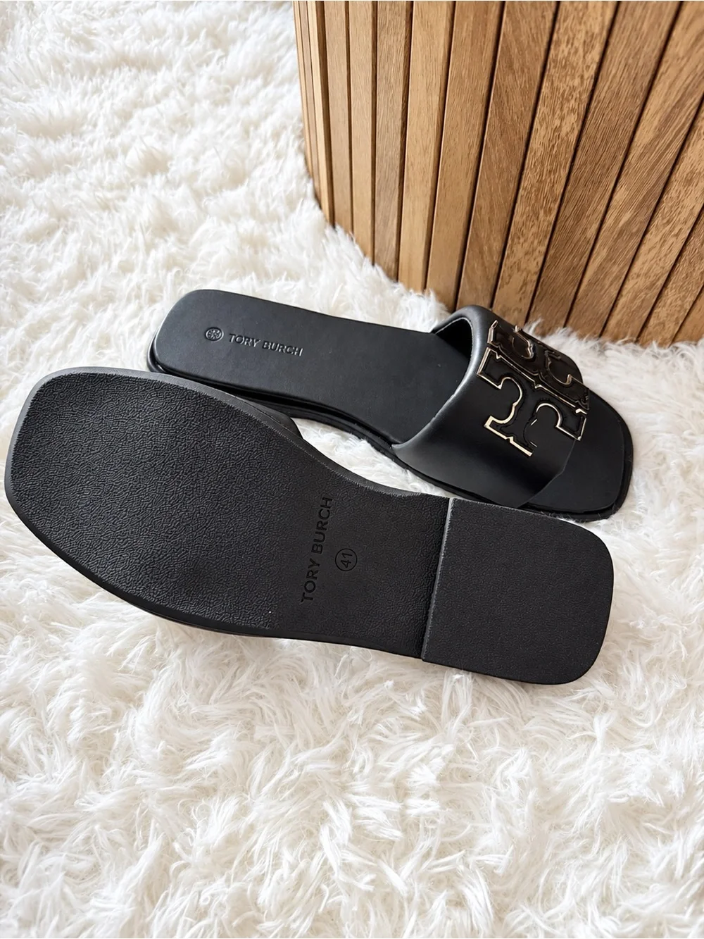 Tory Burch wear prominent slide